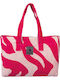 Greenwich Polo Club Fuchsia Terrycloth Beach Bag