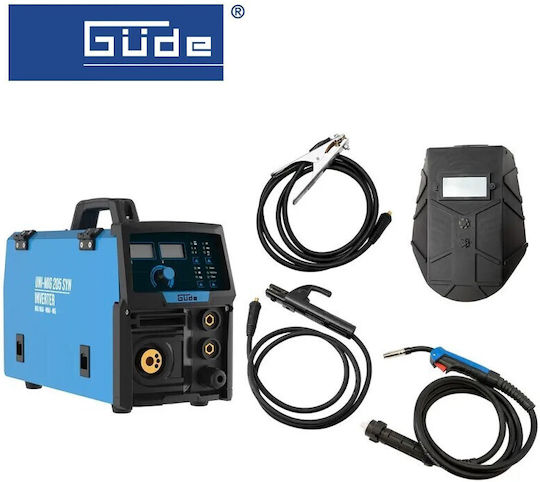 Güde Uni-Mig 205 SYN Заваръчен Апарат Inverter MAG / MIG / ММА / TIG с Максимален Сварочен Ток 300A и Работен Цикъл 15%