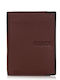 Leather Men's Wallet with RFID Brown