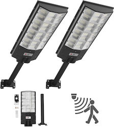 Vevor Set of 2 Solar Lights for Road 8W 450lm with Motion Sensor