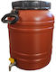 Plastic Head Plastic Container with Tap 40lt B040KM