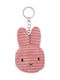 Miffy Corduroy Pink Flat Keychain Eco Dusty Pink 24205067