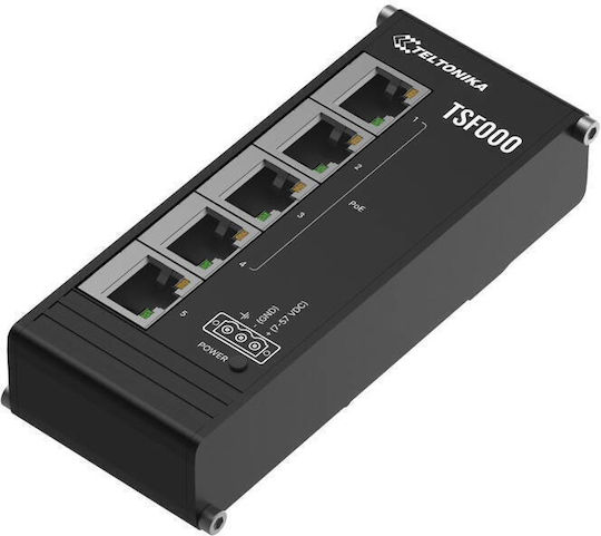 Teltonika TSF000000000 L2 PoE+ Switch με 5 Θύρες Gigabit (1Gbps) Ethernet και 5 SFP Θύρες