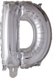 Letter D Foil Silver 45cm