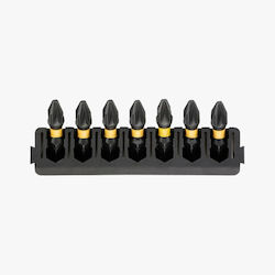 Dewalt Dt70811 7 Pieces Bits Pz2 25mm Flextorq ...