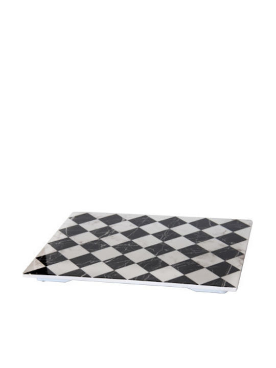 Raki Raki Servierplatte Aus Melamin Schwarz 32,5x17,6cm