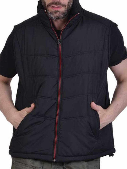 Ergo Pindos Men's Waterproof Work Vest Black