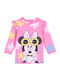 Superheroes Kids Swimwear Rashguard With Long Sleeve Fuchsia