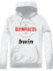 Sweatshirt with Hood White