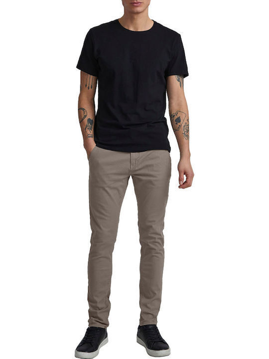 Blend Παντελόνι Chino σε Slim Εφαρμογή Γκρι