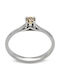 Savvas Design Einzelner Steine Ringe aus Weißgold 18K ADACH05848