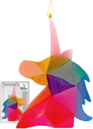 Lumânare 3D Unicorn 24x15,5x2,5cm Multicolor Lumânare Decorativă Unicorn