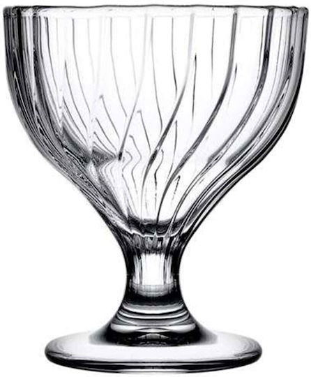 Hermia Serving Bowls Ice Cream Round Glass Transparent with Diameter 10cm 2 Pieces