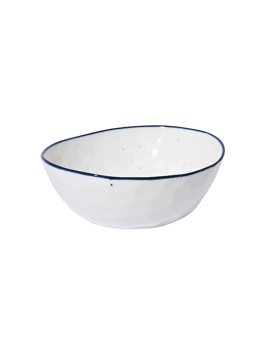 Estia Pebbles Round Serving Bowl Porcelain White 6pcs