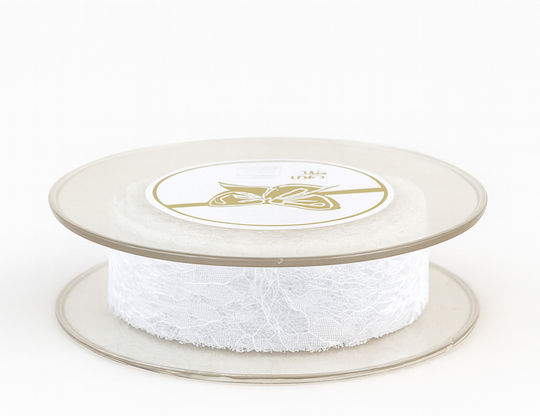 Lace Ribbon White 9m