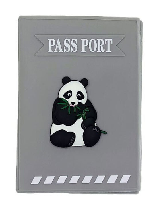 Cute Traveler Husă Pentru Pașaport Panda Gri