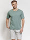 Taro Summer Men's Pyjama Green
