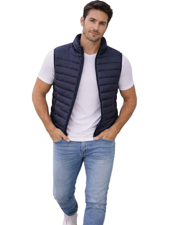 Sleeveless Puffer Jacket Blue