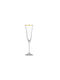 Sabina Champagne White Wine Glass Goblet in Gold Colour