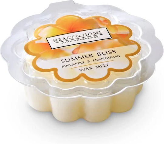 Heart & Home Αρωματικό Wax Melt Summer Bliss με Άρωμα Βανίλια 26gr