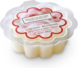Heart & Home Wax Melt Loving Blooms Τριαντάφυλλο 26gr Heart & Home Wax Melt Loving Blooms Τριαντάφυλλο 26gr