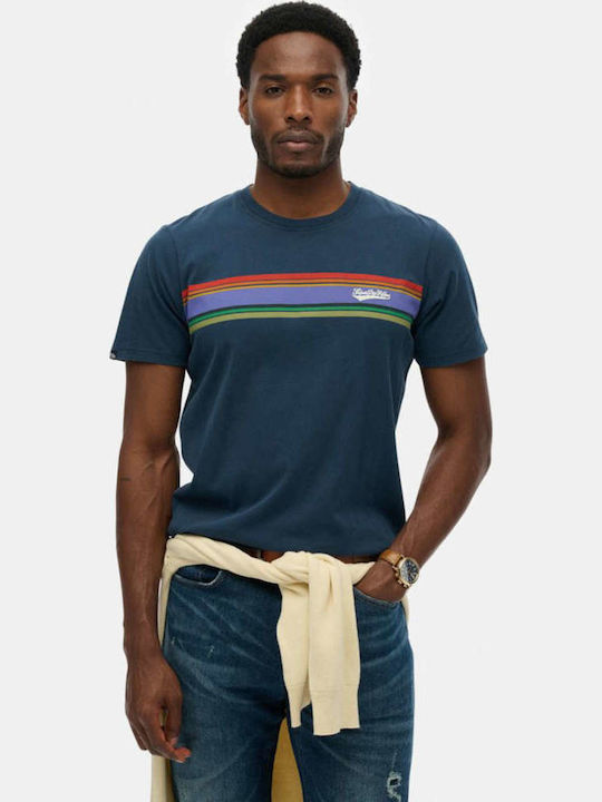 Superdry T-shirt Μπλε