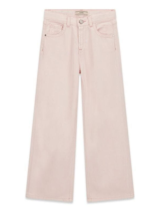 Guess Kids Denim Trousers Pink