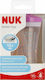 Nuk Παιδικό Ποτηράκι Action Cup από Σιλικόνη Μωβ 230ml για 12m+