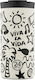 24Bottles Stainless Steel Thermos Bottle 600ml White-Black