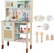 Costway Wooden Kids Kitchen for 3+ Years