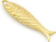Μεταλλικό Ψάρι 44x11mm Επίχρυσο Gr 24k
