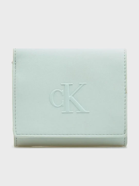 Calvin Klein Bifold Kleines Damenbrieftasche Blau