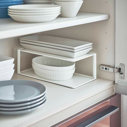 Yamazaki Metal Cupboard Shelf 30x15x10cm White