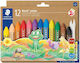 Vaskines Kreideles Staedtler Noris Junior 12 Vnt