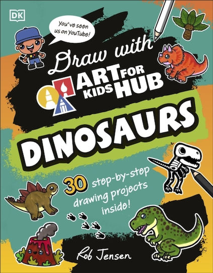 Draw With Art For Kids Hub Dinosaurs - Dorling Kindersley Ltd - Paperback / Softback