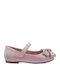 Kids Pumps & Ballerinas Anatomic With Hoop & Loop Closure Leather Pink