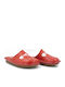 Anatomic Leather Women's Red Slippers