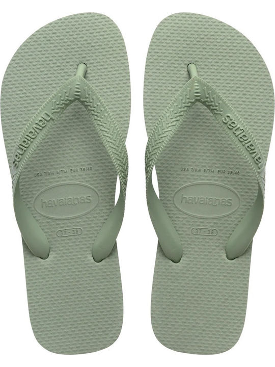 Havaianas Top Senses Flip Flops In Green Colour