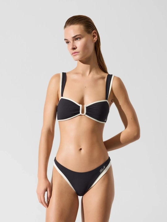 Strapless Bikini Top Black