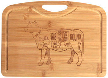 Raki Bamboo Wooden Serving Platter 33x24cm