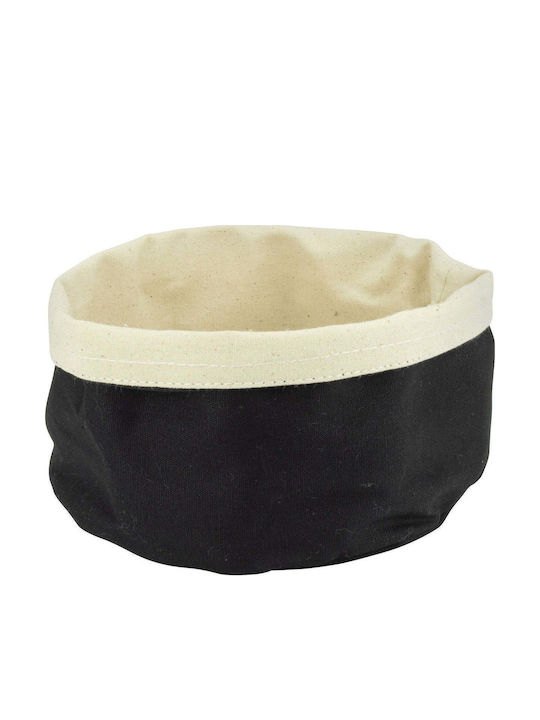 Raki Coș de Pâine Rotund din Material Textil Ne...