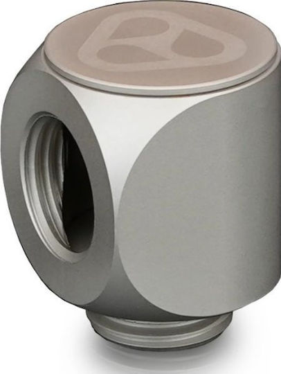 Thermal Grizzly Grizzly Deltamate Rotary Fitting 90° Nickel Silver