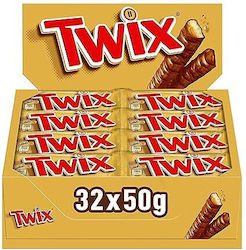 Twix Caramel Σοκολάτα Γάλακτος 50gr 32τμχ