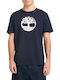 Kennebec River Tree T-Shirt Marineblau Herrenblusen