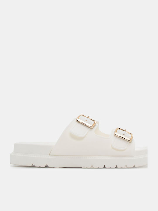 Luigi Flache Sandalen für Damen Flatforms Weiße