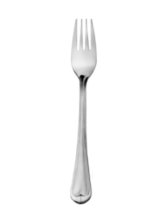 Raki Set Of Silver Stainless Steel Table Forks 6 Pieces