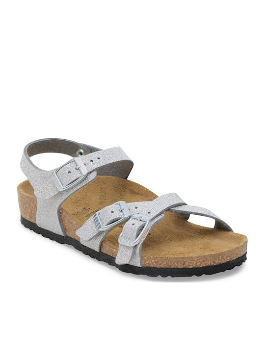 Birkenstock Παιδικά Πέδιλα 'kumba' Ανατομικά Ασημί