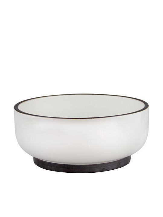 Raki Salatschüssel aus Porzellan Weiß 18cm