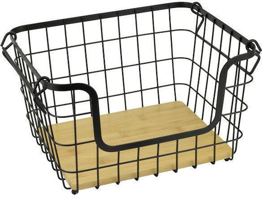 Raki Obstschale Metallisch Schwarz 32.4x26x32.4cm