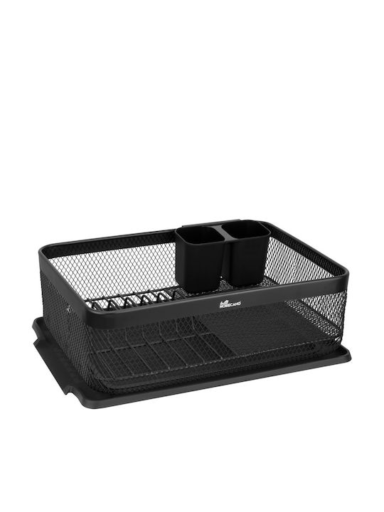Raki Home Στραγγιστήρι Νεροχύτη Μεταλλικό Μαύρο 43cm